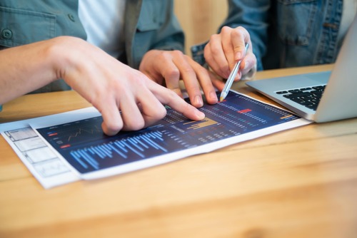 How to read the Bitcoin GBP price chart showing open high low close candlestick terms